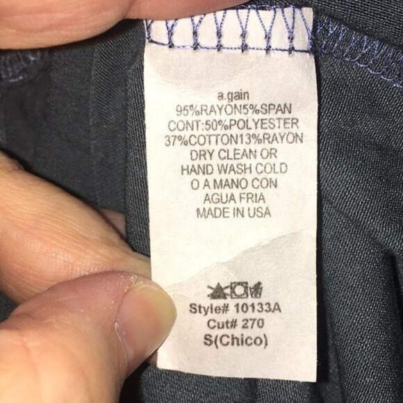 A.gain Long Sleeve T-Shirt Size Small - Picture 4 of 4